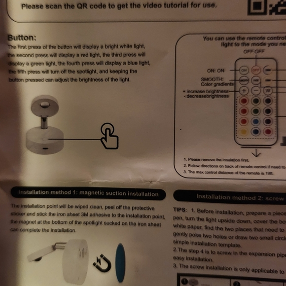LED Light with Remote Control - Picture 8 of 9
